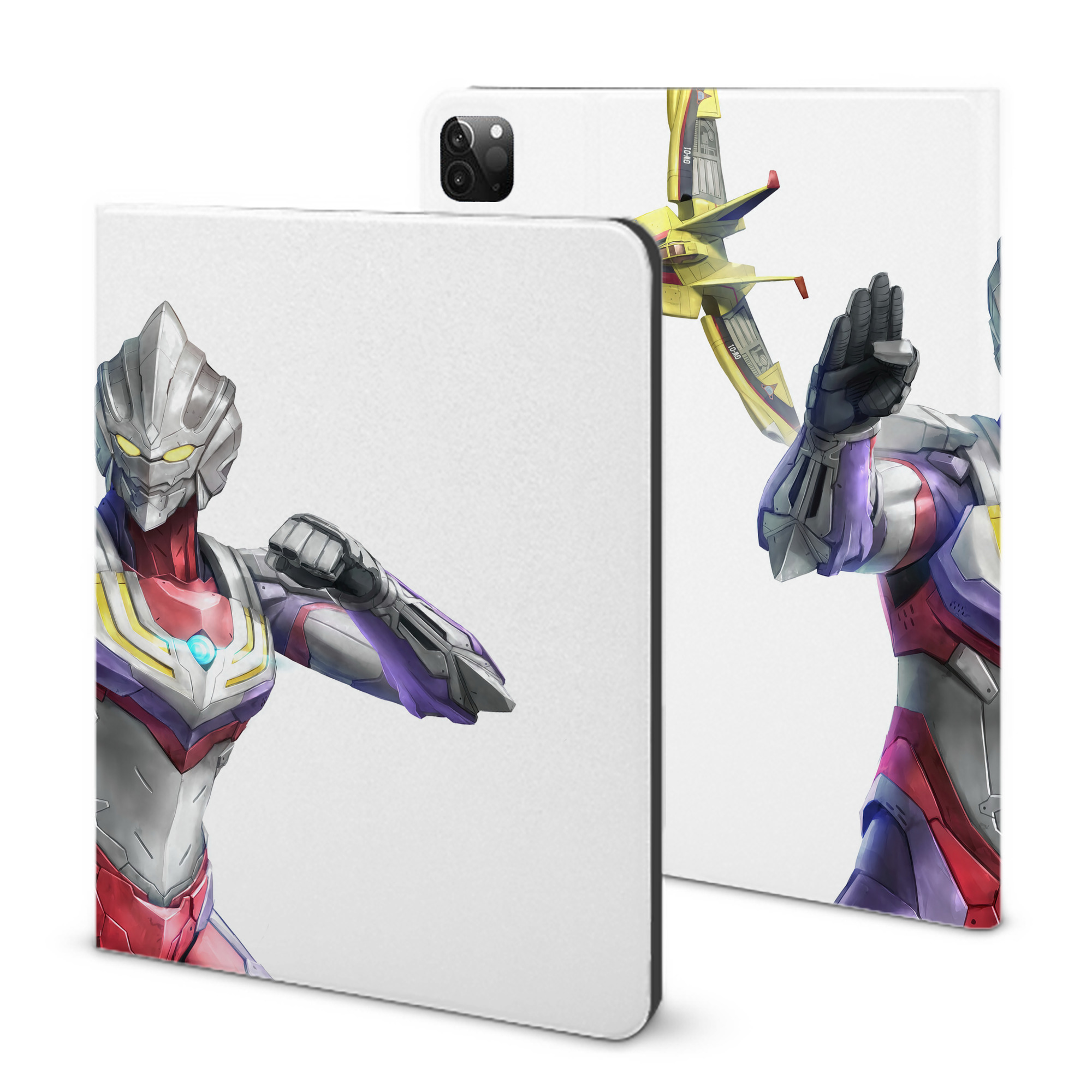 （画像用） ウルトラマン Ultraman IPadケース ペンホルダー付き ブックスタイルデザイン